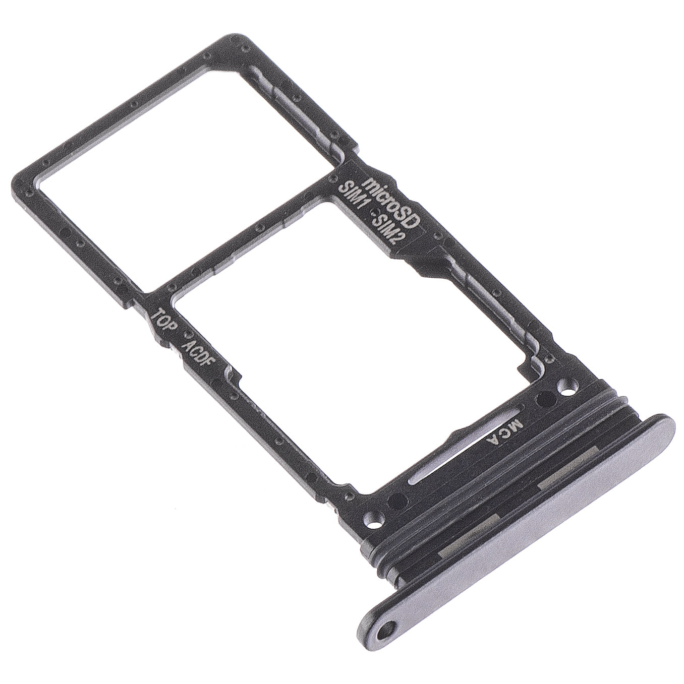 SIM-Kartenhalter für Samsung Galaxy A34 5G A346 | Schwarz | 2 Fächer