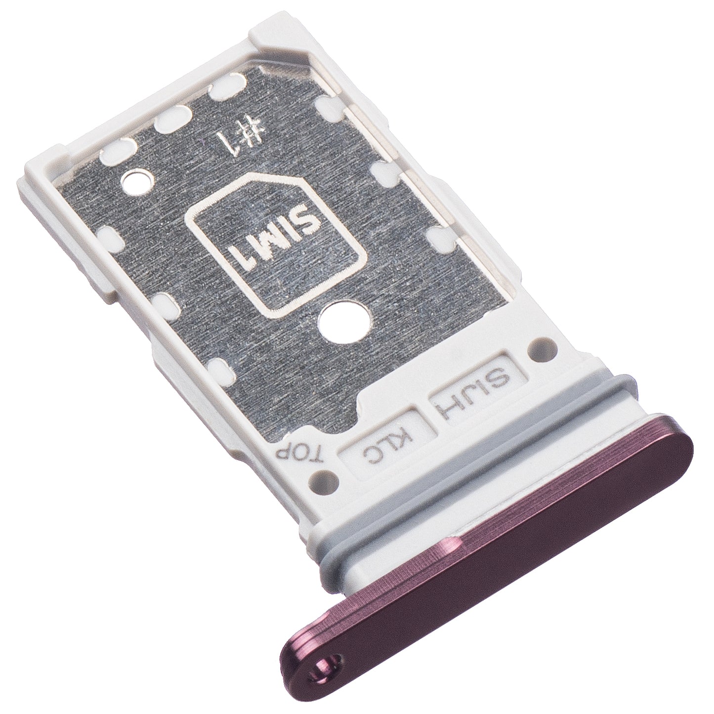 SIM-Kartenhalter Samsung Galaxy S22 Ultra 5G S908, Dual SIM, Burgund (Burgundy)