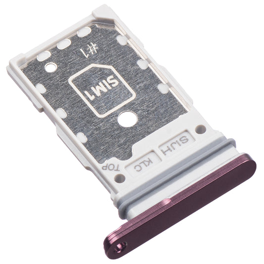 SIM-Halterung Samsung Galaxy S22 Ultra 5G S908, Lila (Burgund)