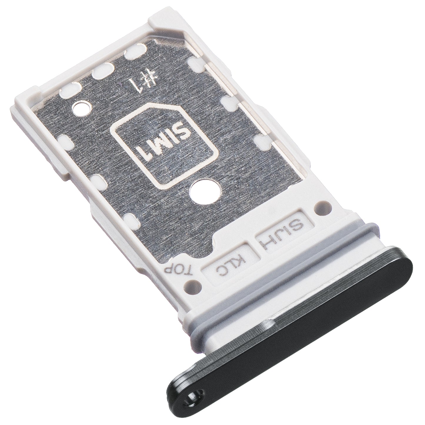 SIM-Kartenhalter für Samsung Galaxy S22 Ultra 5G S908 | Dual SIM | Schwarz