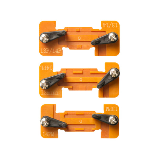 QIANLI Akku-Schweißklemmen-Halter für Apple iPhone 13 - 14 Serie, 3in1