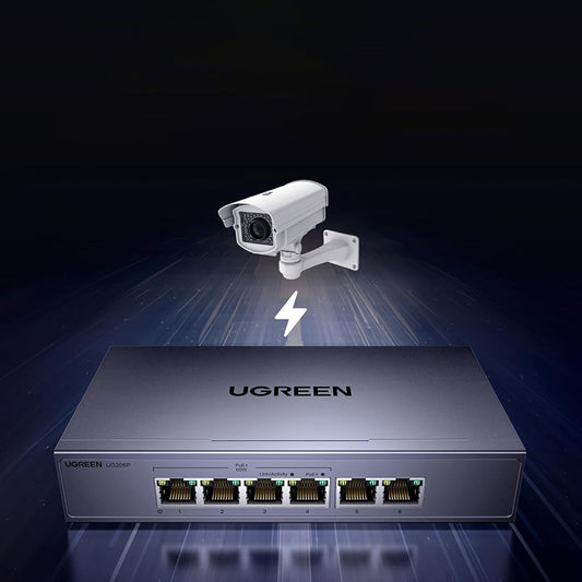 UGREEN CM741 Netzwerkswitch (35371EU), Grau