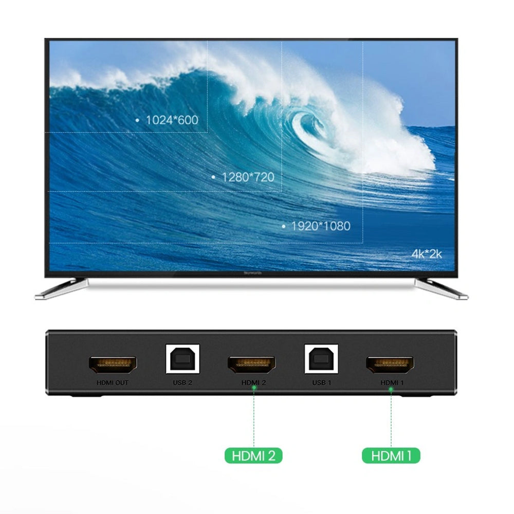 HDMI Video Switch UGREEN CM200 (50744), Schwarz