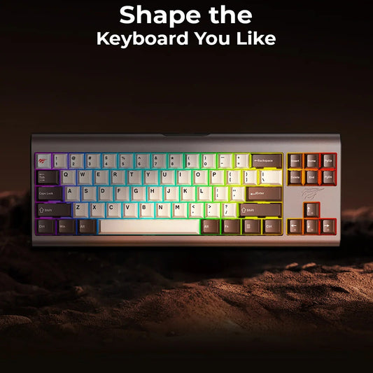 Gaming-Tastatur HAVIT KB896L, RGB, 1.2m, Grün