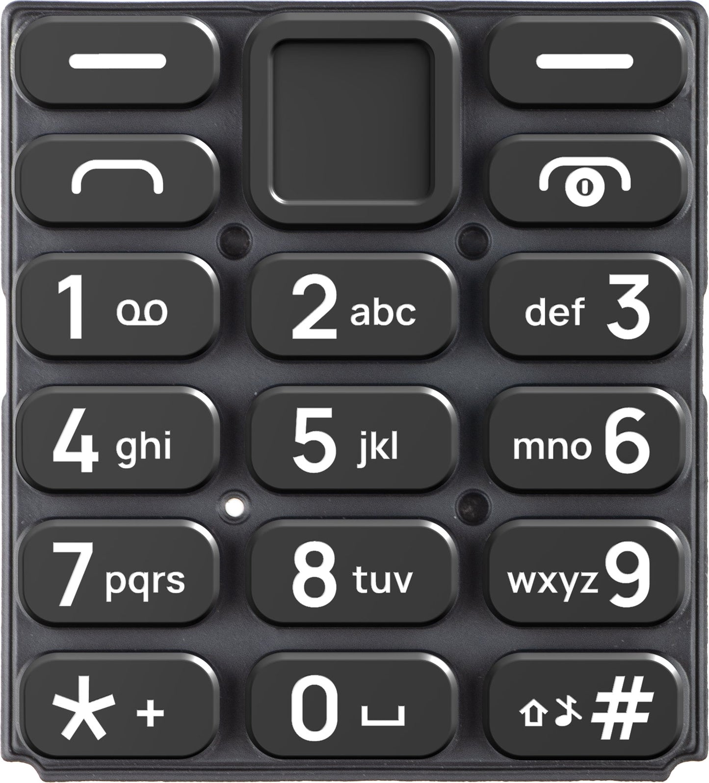 Lateinische Tastatur HMD 105 4G, Schwarz, Service Pack 5010001015SH0