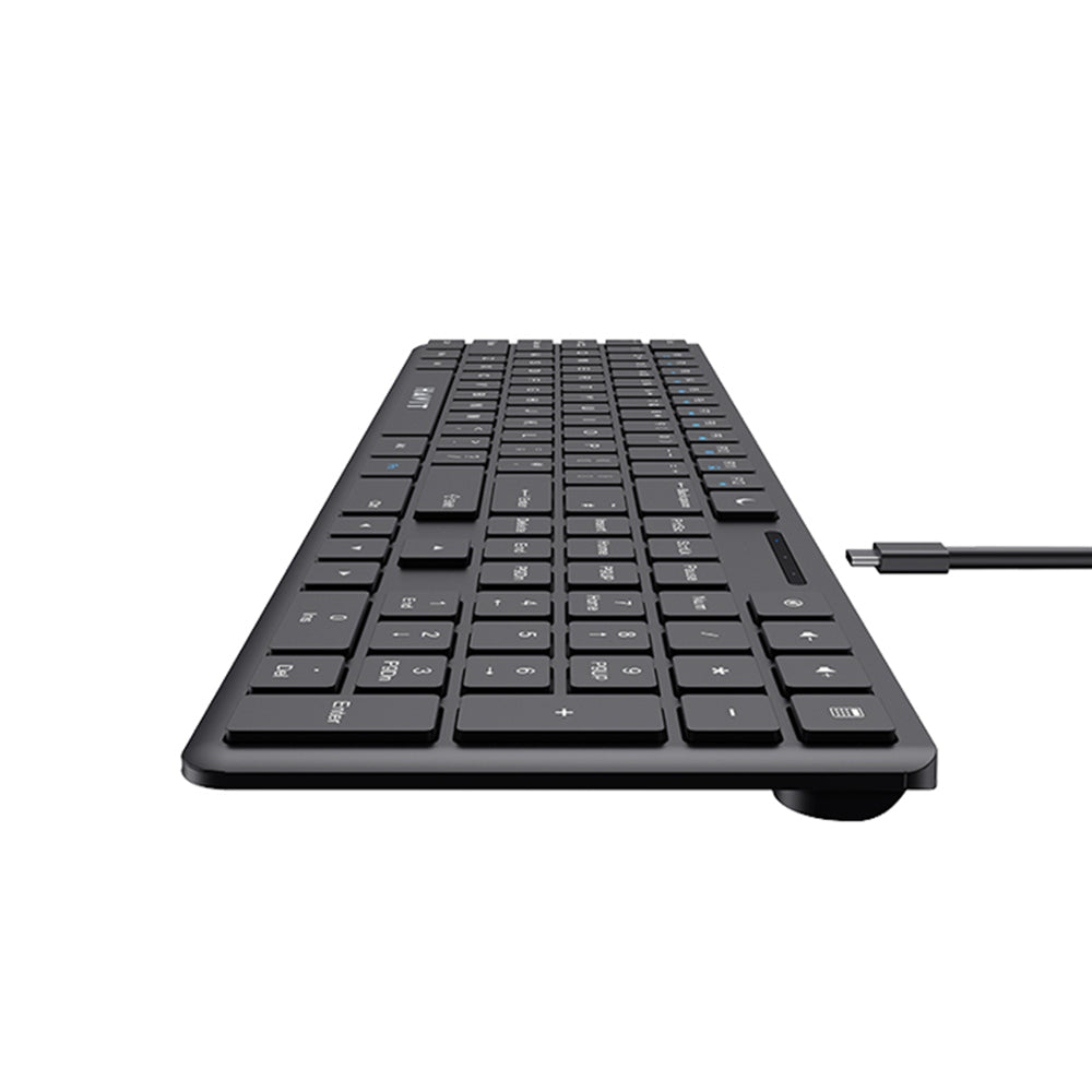 Wired USB-Tastatur HAVIT KB252, USB-C, 1,5m, Schwarz
