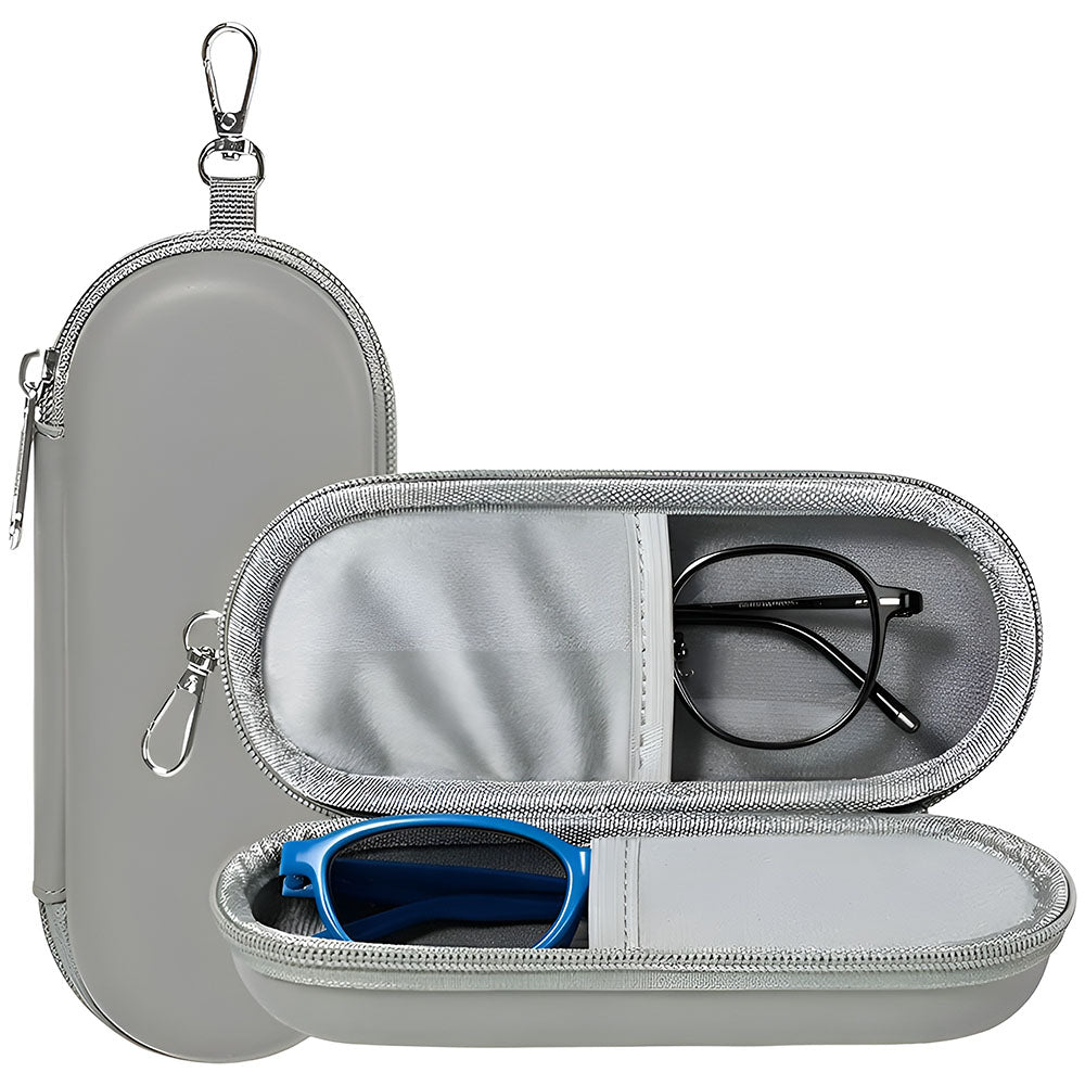 Techsuit ETJ3 Glasses Case, 165mm x 65mm x 40mm, Gray