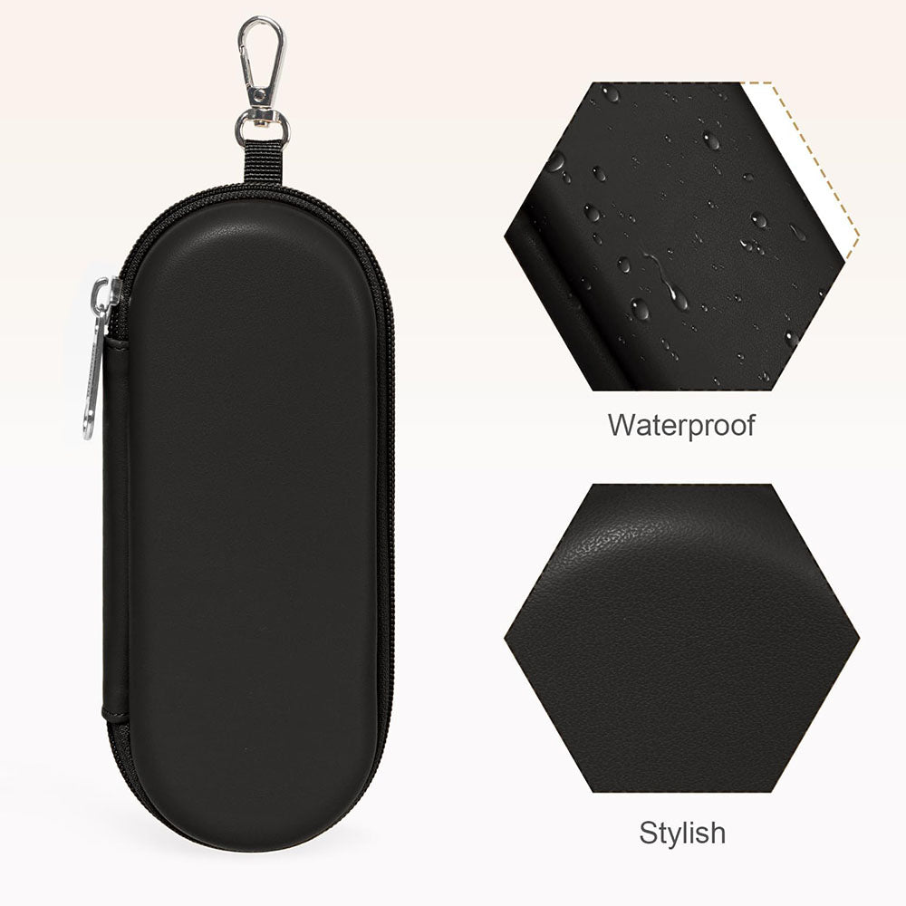 Techsuit ETJ3 Glasses Case, 165mm x 65mm x 40mm, Black