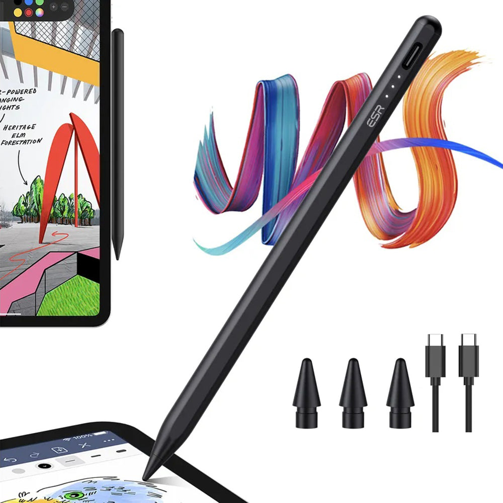 Touch Pen ESR für Apple iPad, Aktive Version, Schwarz