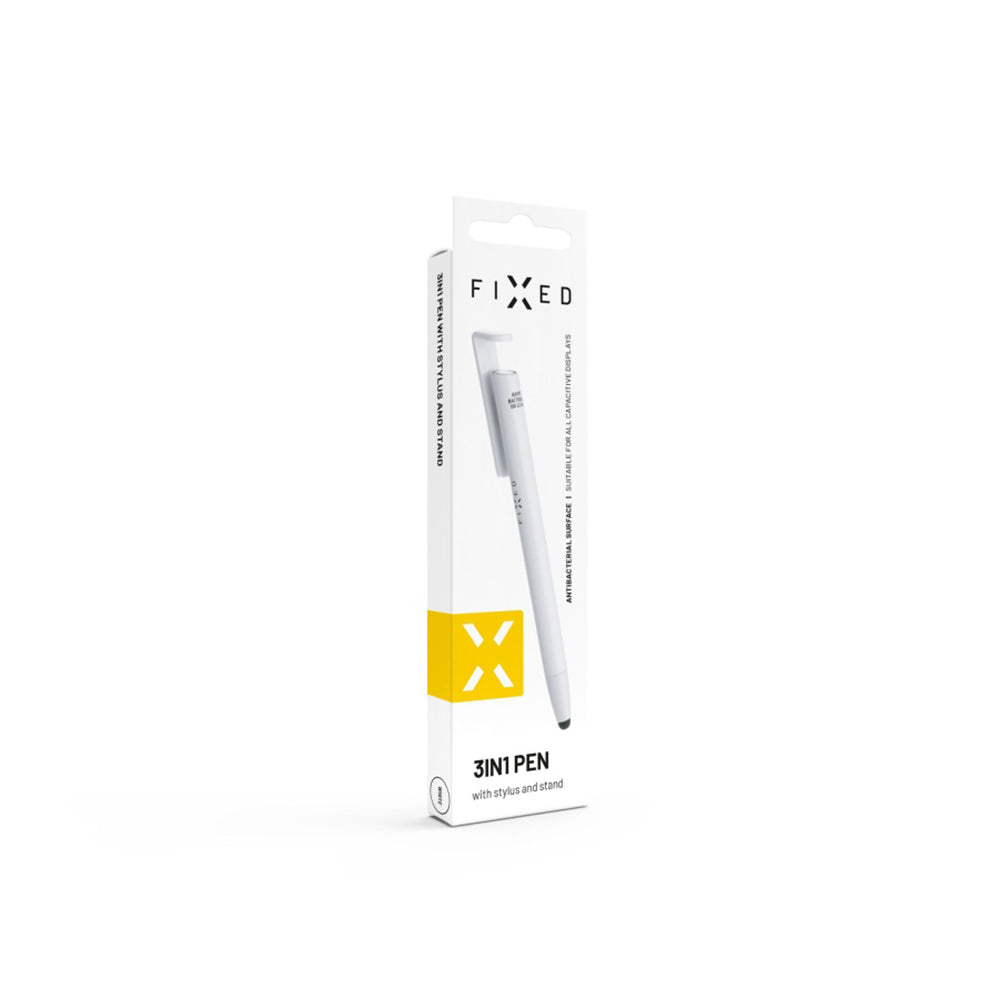 Touch Pen Fixed, 3in1, Weiß