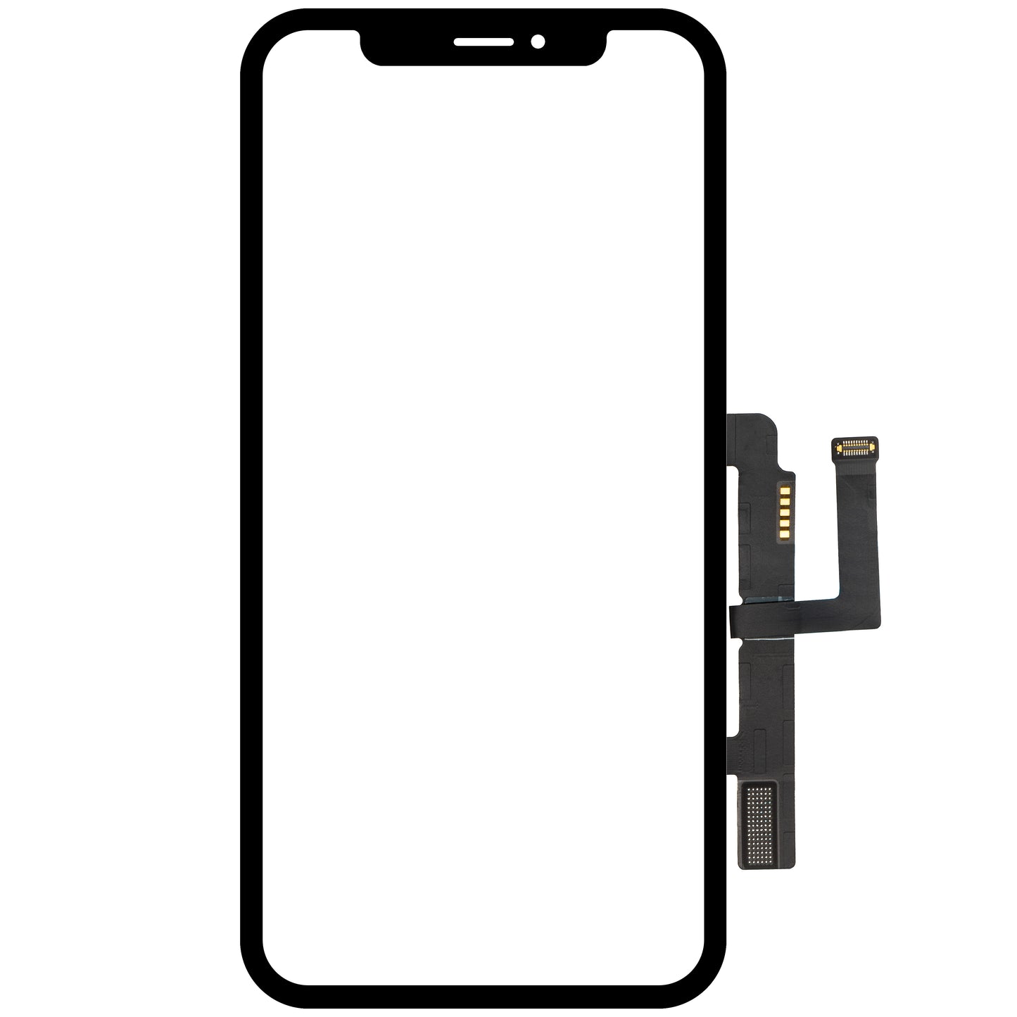 Touchscreen Forward Guard OCA für Apple iPhone 11, Schwarz