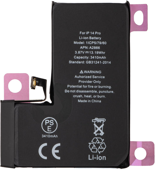 Battery for Apple iPhone 14 Pro, High Capacity