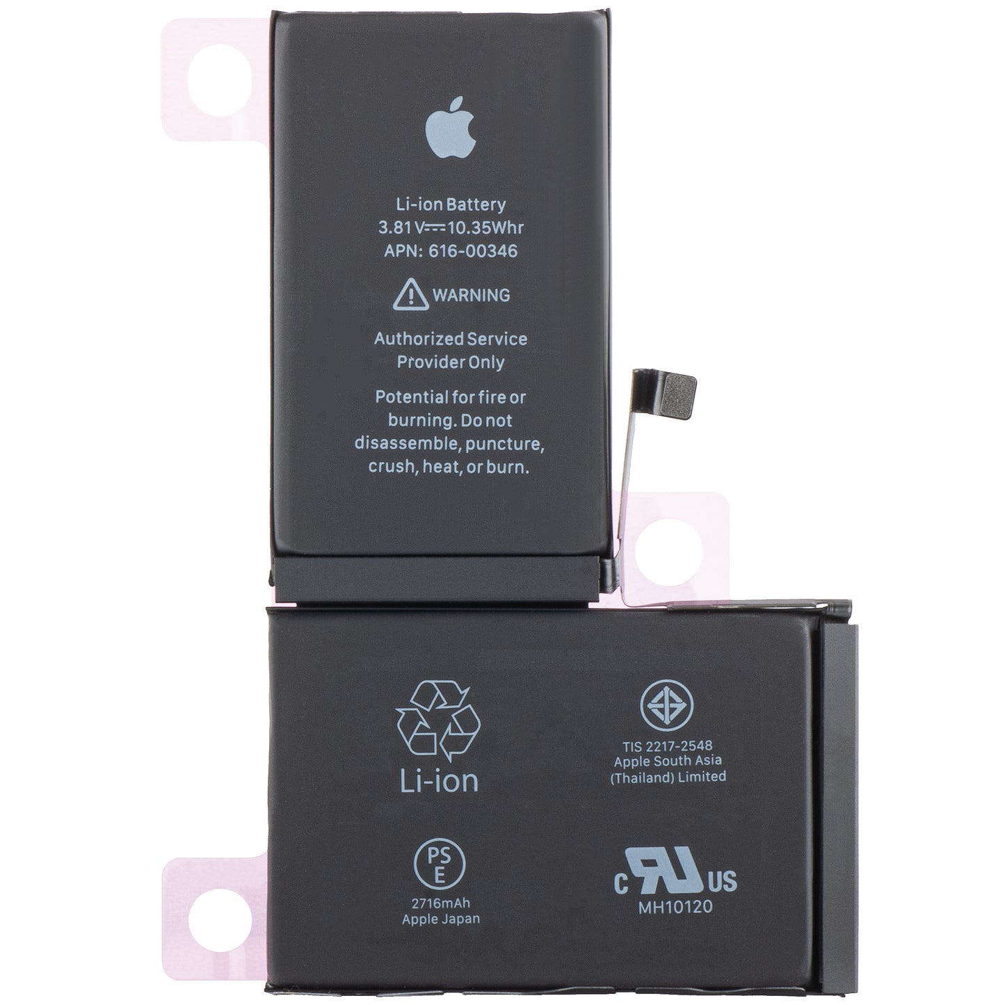 Apple iPhone X Akku, Service Pack 616-00346