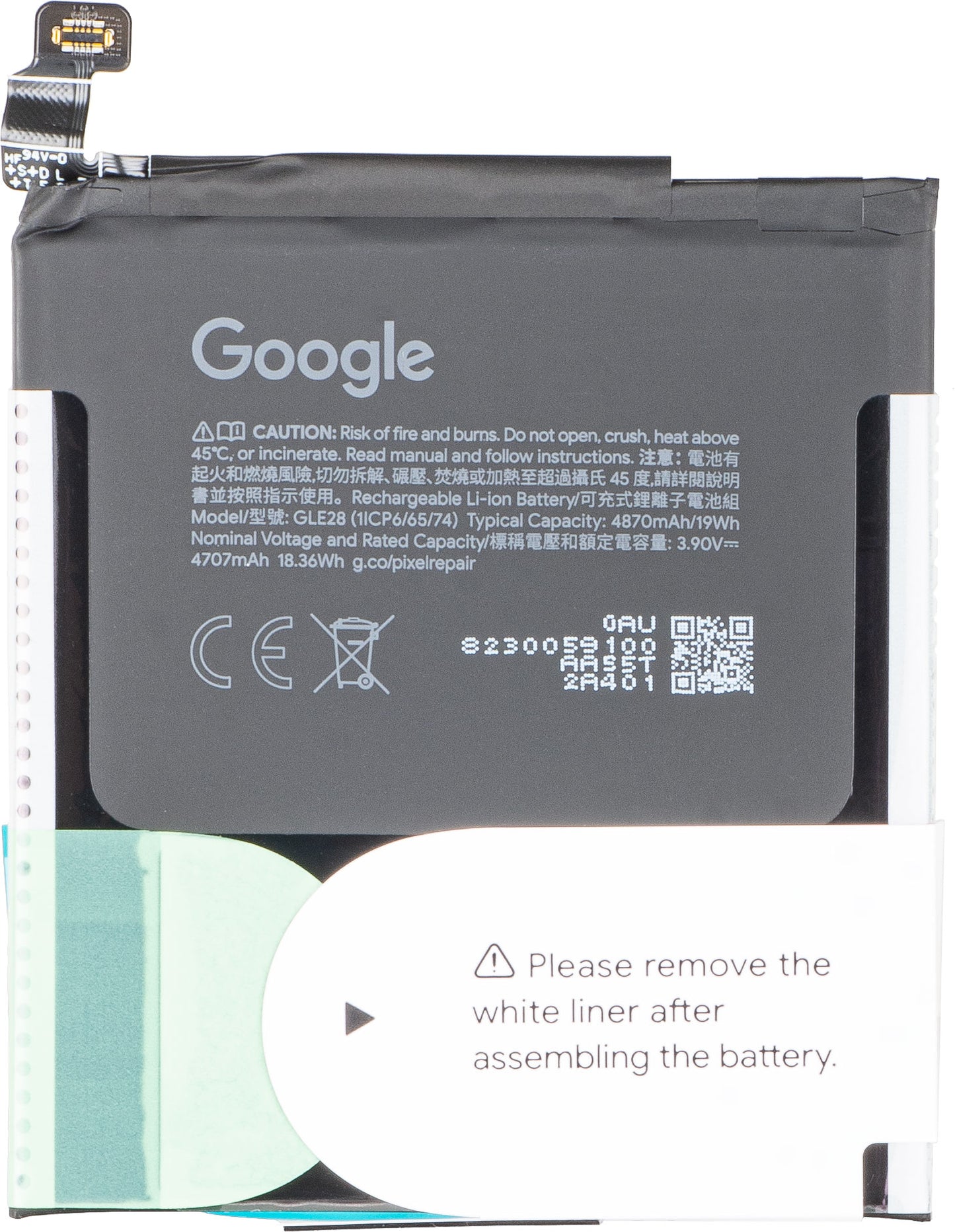 Akku Google Pixel 10 Pro, GLE28, Service Pack G949-01443-00