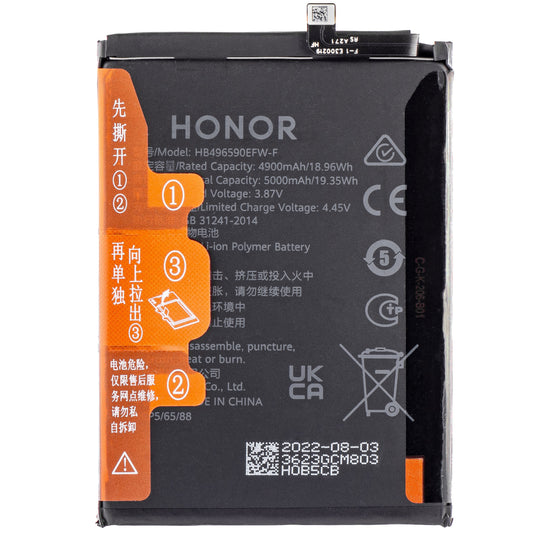 Honor 70 Lite / X6 / X7 Battery, HB496590EFW, Swap 24023623