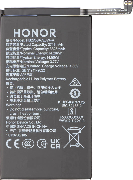 Akku Honor Magic V5, HB245872EJW-A, Service Pack 0235AQBM