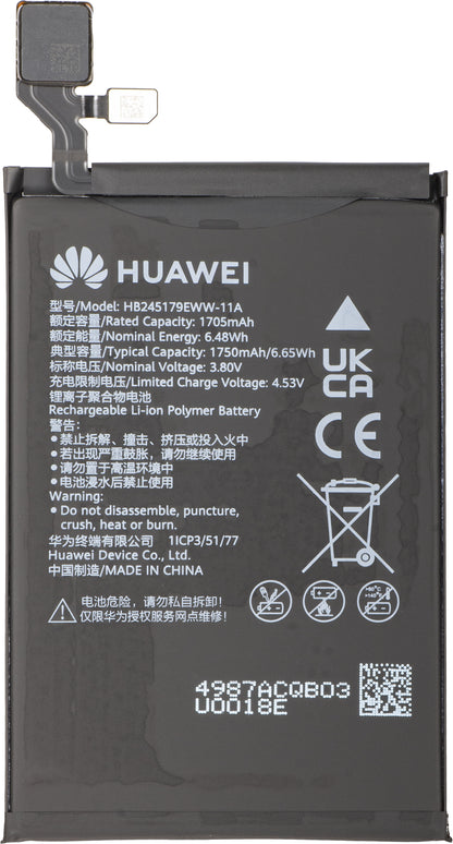 Akku Huawei Mate X7, HB2856B3EWW-11A + HB245179EWW-11A, Service Pack 02357JJU