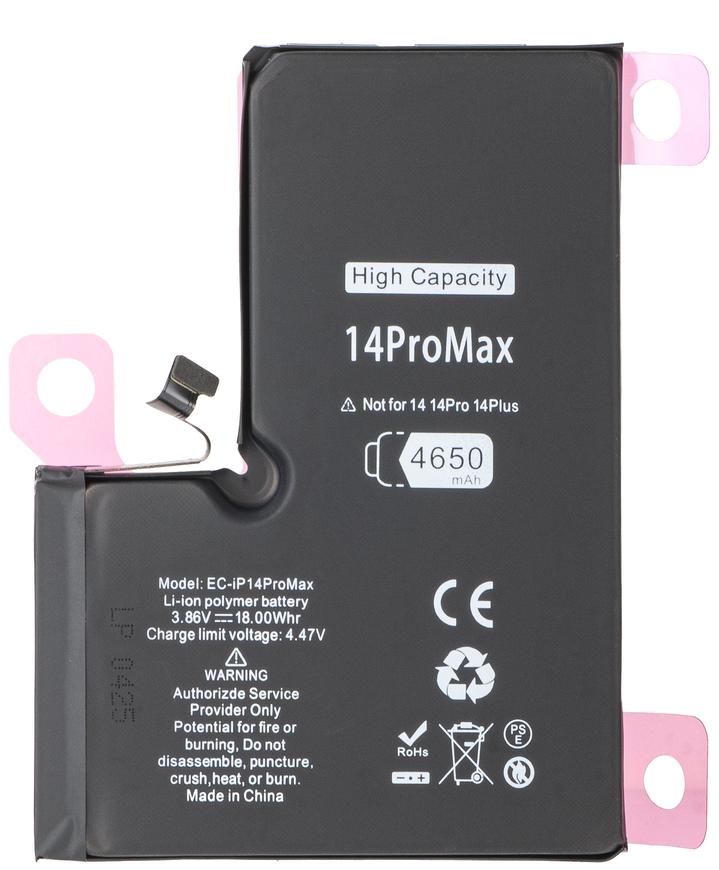 Akku für Apple iPhone 14 Pro Max, High Capacity