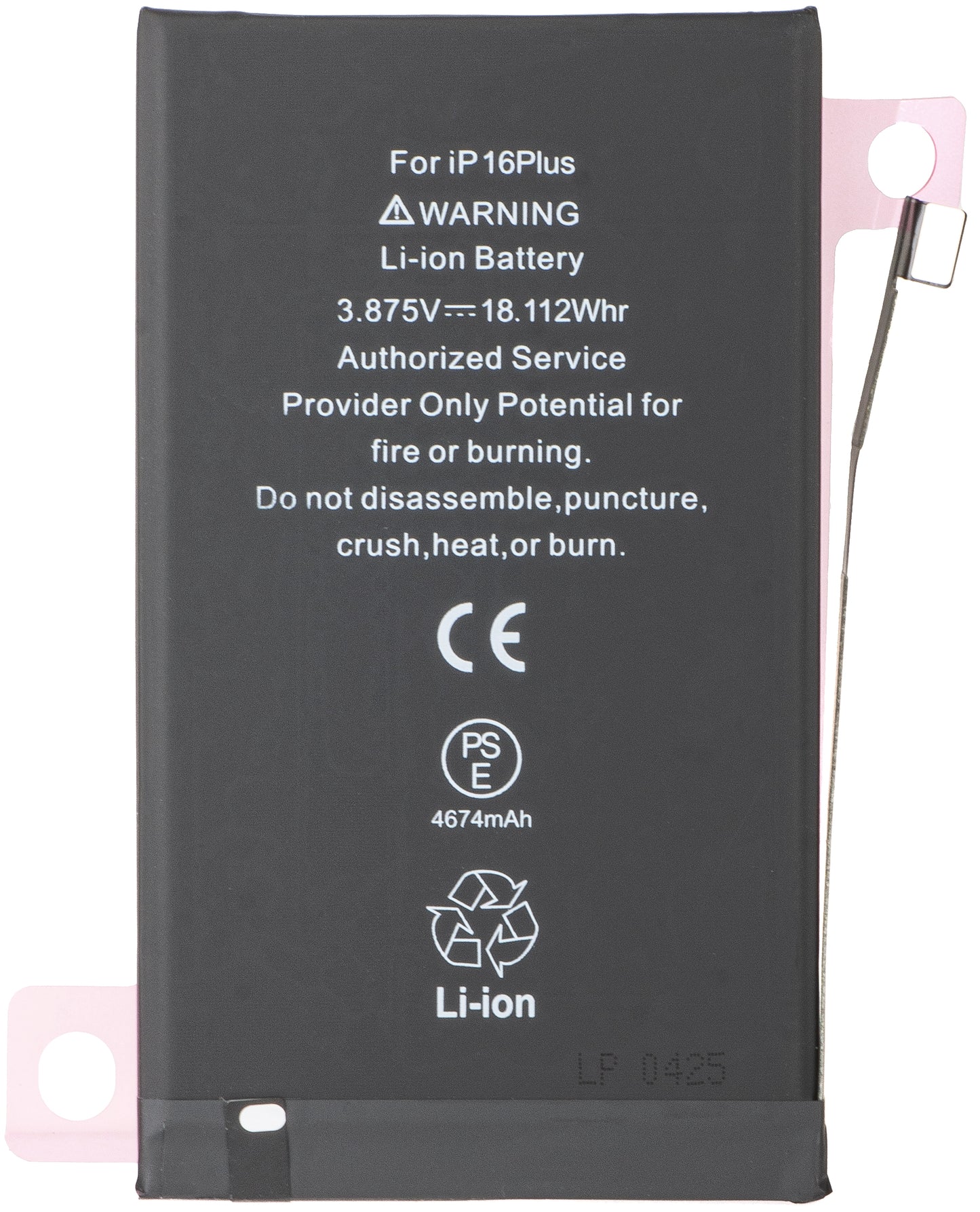 Akku für Apple iPhone 16 Plus