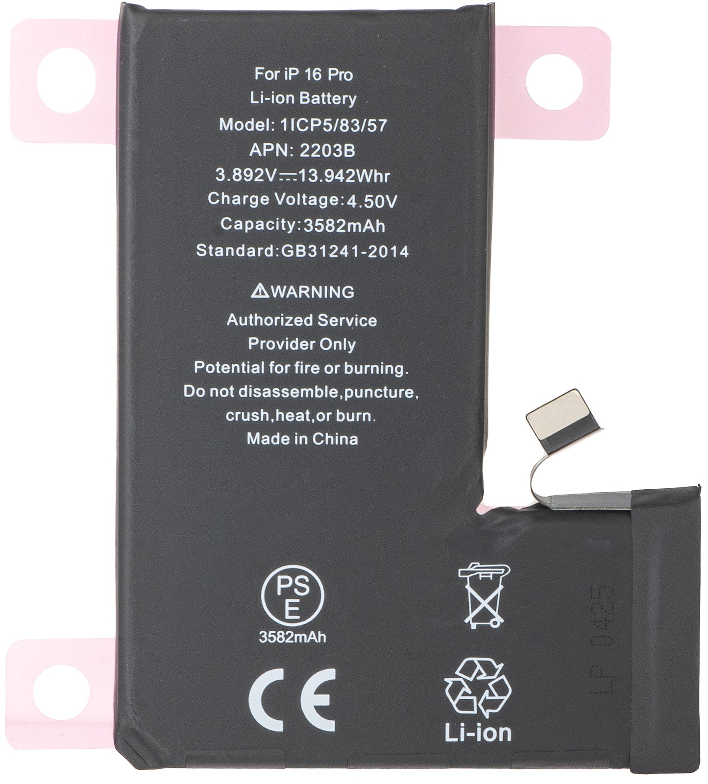 Akku für Apple iPhone 16 Pro