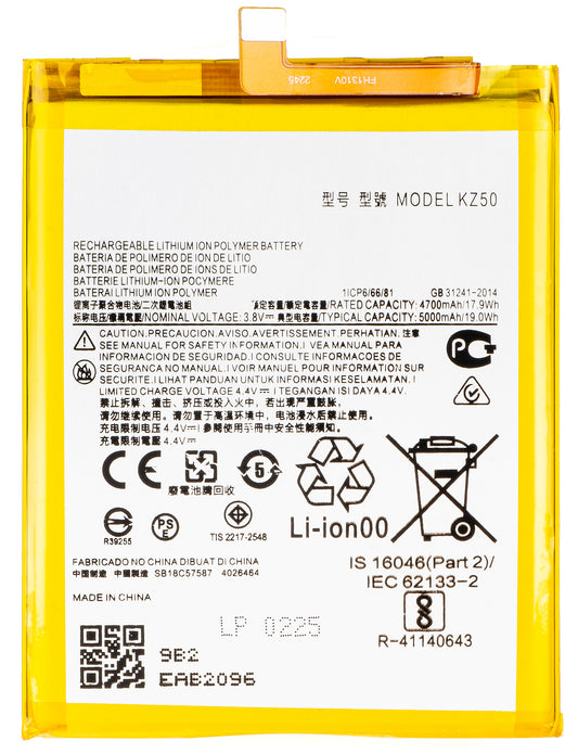 Akku für Motorola Moto G8 Power, KZ50