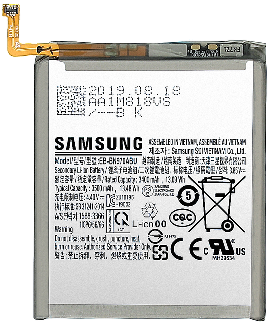 Akku Samsung Galaxy Note10 N970, EB-BN970ABU, Swap