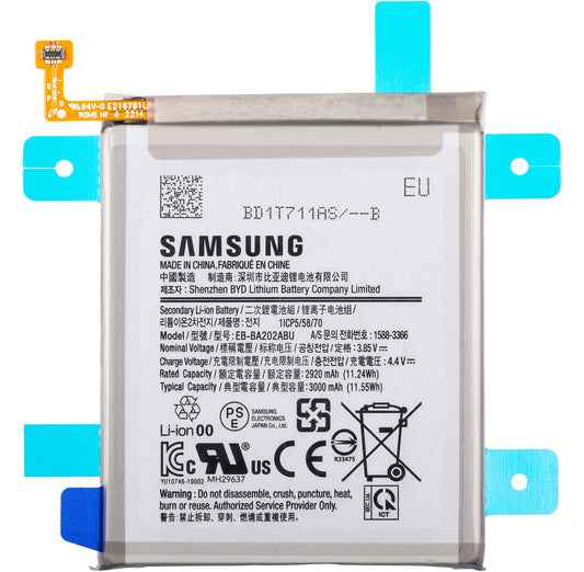 Akku Samsung Galaxy A10e A102 / A20e A202, EB-BA202ABU, Service Pack GH82-20188A