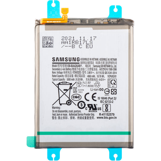 Akku Samsung Galaxy M22 M225 / A32 5G A326 / A72 5G A726 / A42 5G A426, EB-BA426ABY, Service Pack GH82-24377A