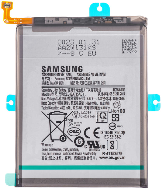 Akku Samsung Galaxy A71 A715, EB-BA715ABY, Service Pack GH82-22153A