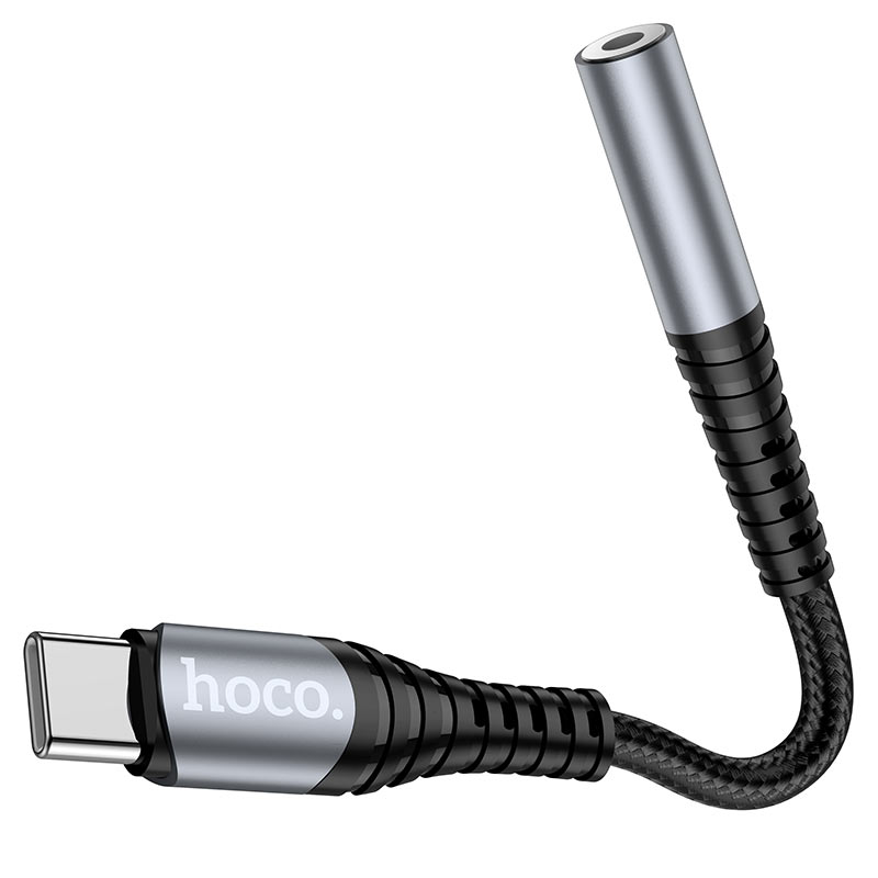 USB-C Audio Adapter - 3,5 mm HOCO LS33, Grau