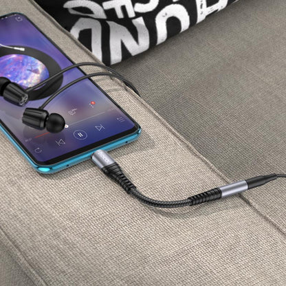 USB-C Audio Adapter - 3,5 mm HOCO LS33, Grau