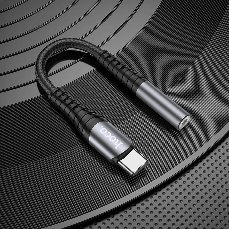 USB-C Audio Adapter - 3,5 mm HOCO LS33, Grau