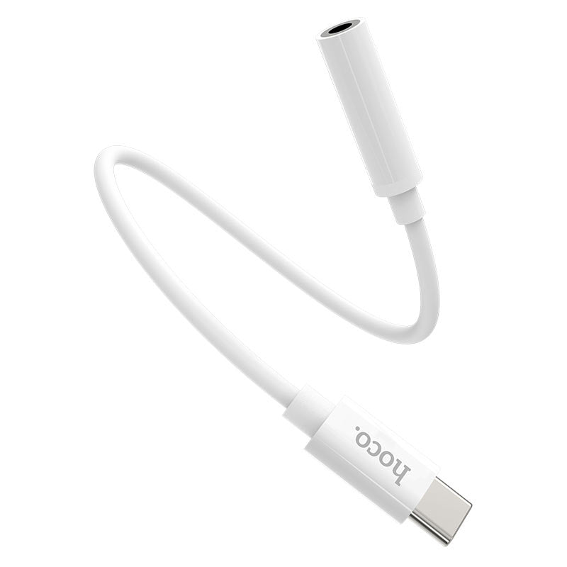 USB-C Audio Adapter - 3,5 mm HOCO LS30, Weiß