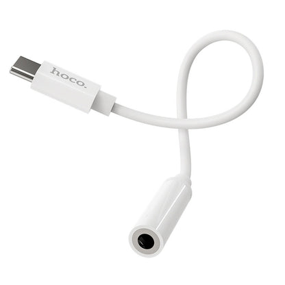 USB-C Audio Adapter - 3,5 mm HOCO LS30, Weiß