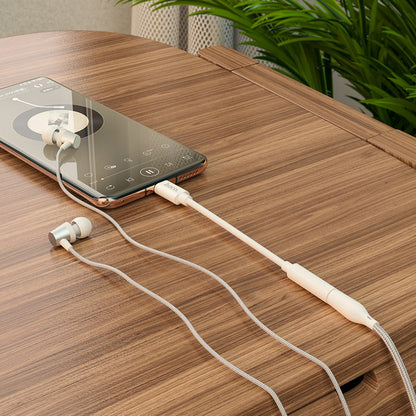 USB-C Audio Adapter - 3,5 mm HOCO LS30, Weiß