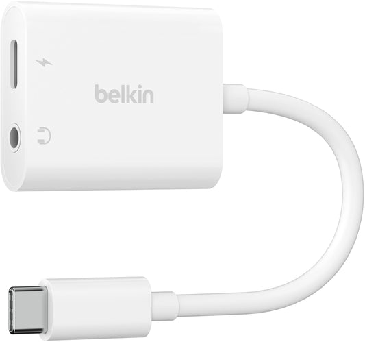 USB-C Audio Adapter - 3,5 mm / USB-C Belkin RockStar, Schwarz NPA004btBK