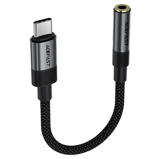 USB-C to 3.5mm Acefast J12 Audio Adapter, Black