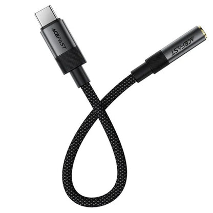 Audio-Adapter USB-C - 3.5mm Acefast J12, Schwarz