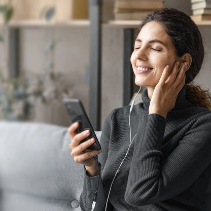 Audio-Adapter USB-C - 3.5mm Acefast J12, Schwarz