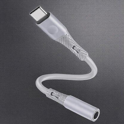 Audioadapter USB-C - 3.5mm Techsuit AC1 SoundFlex, Grau