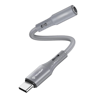 Audioadapter USB-C - 3.5mm Techsuit AC1 SoundFlex, Grau