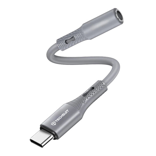 Audioadapter USB-C - 3.5mm Techsuit AC1 SoundFlex, Grau