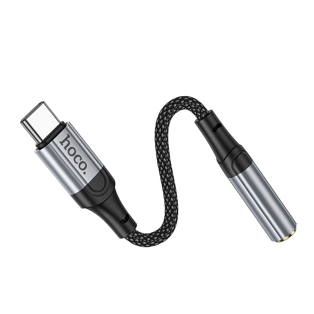 USB-C to 3.5mm Audio Adapter HOCO LS36, Gray