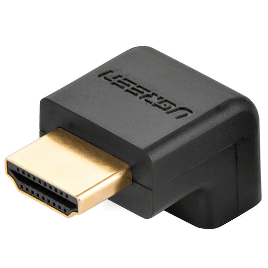 UGREEN HD112 Down Angle Video Adapter, HDMI - HDMI, 4K, Black