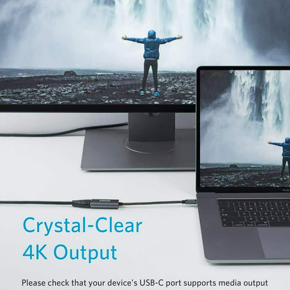 Audio- und Videoadapter USB-C - HDMI Anker PowerExpand+, Grau A83120A1