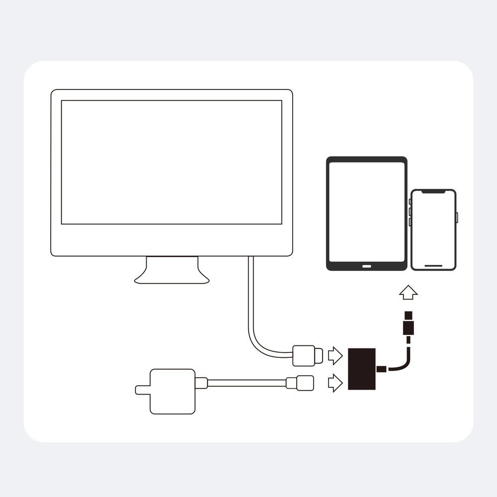 Audio- und Videoadapter Lightning - HDMI / Lightning Joyroom S-H141, Weiß