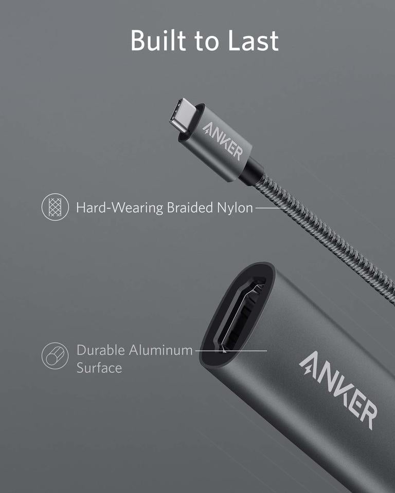 Audio- und Videoadapter USB-C - HDMI Anker 310, Grau A83120A2