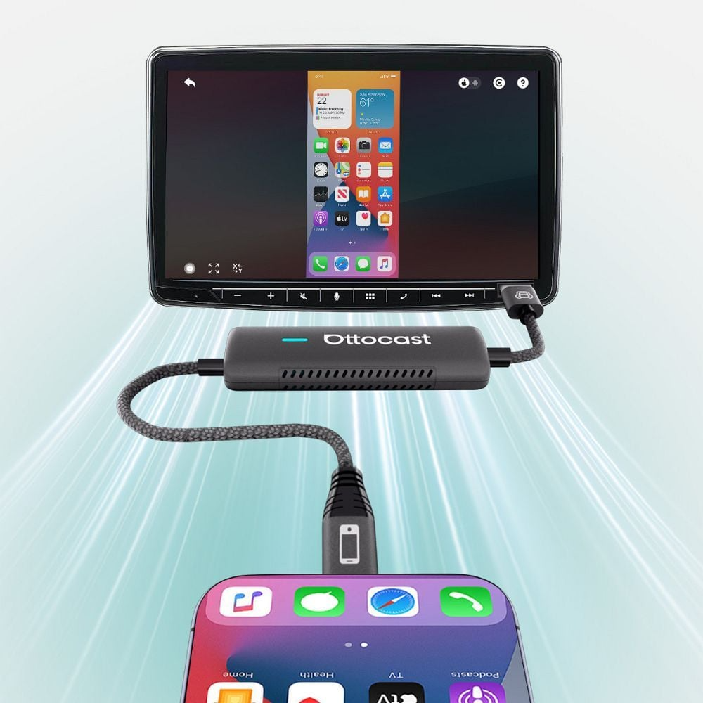 Carplay / Android Auto Ottocast Mirror Touch Adapter für Apple iPhone / Android Series CA450-T