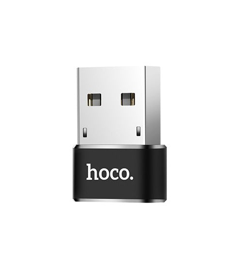 Daten- und Ladeadapter USB-C - USB-A HOCO UA6, Schwarz