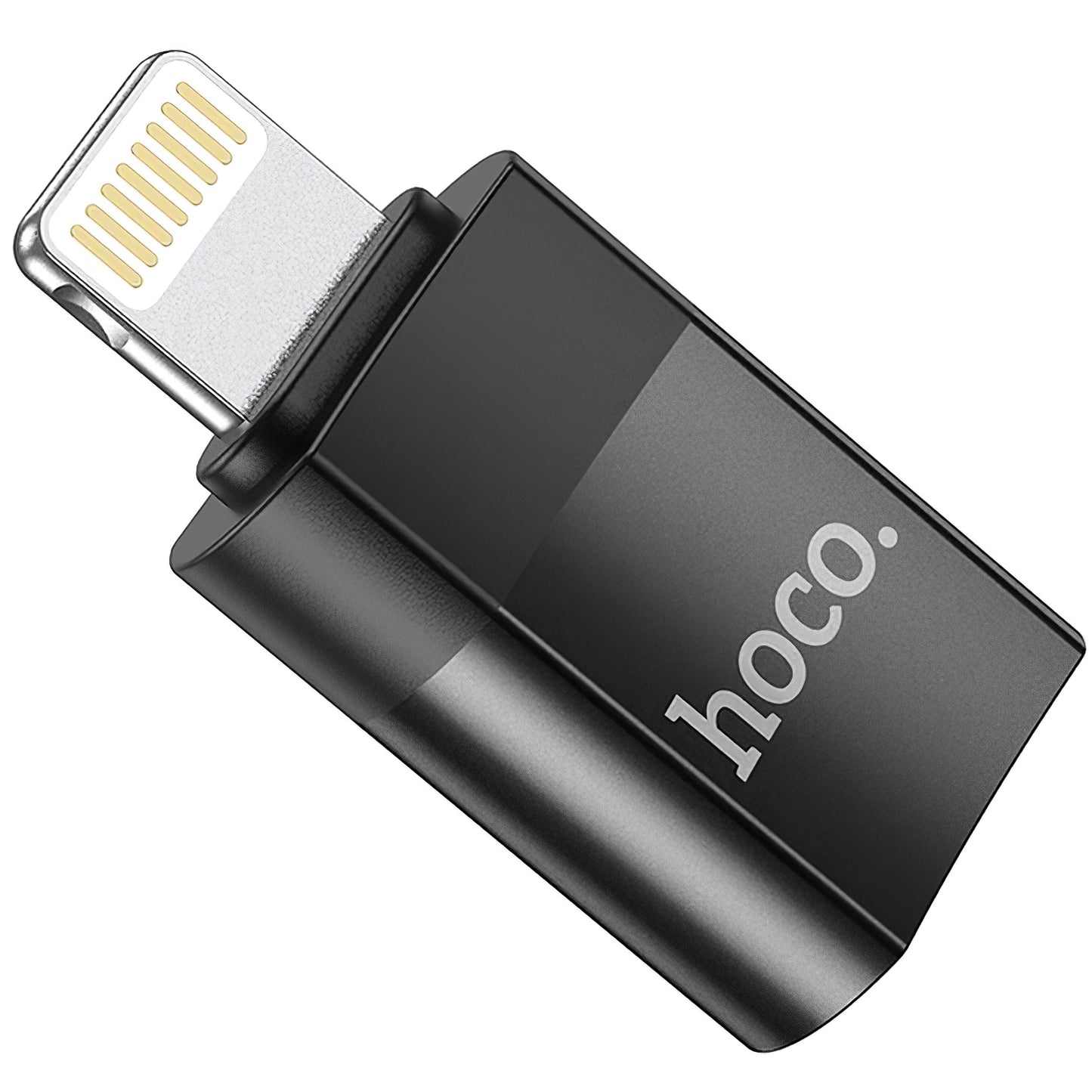 Daten- und Ladeadapter USB-C – Lightning HOCO UA17, Schwarz